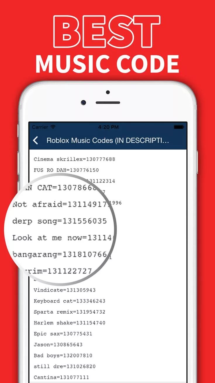 Codes songs