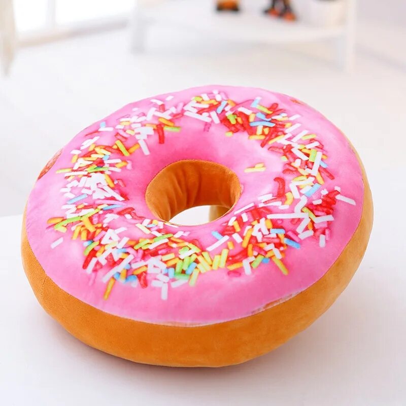 Больше всего в одежде пончик ценил. Подушки-пончики «donut 3d» 40 см. 3d подушка (пончик, гамбургер и т д). подушка &quot;пончик №2&quot;. подушка в виде пончика.