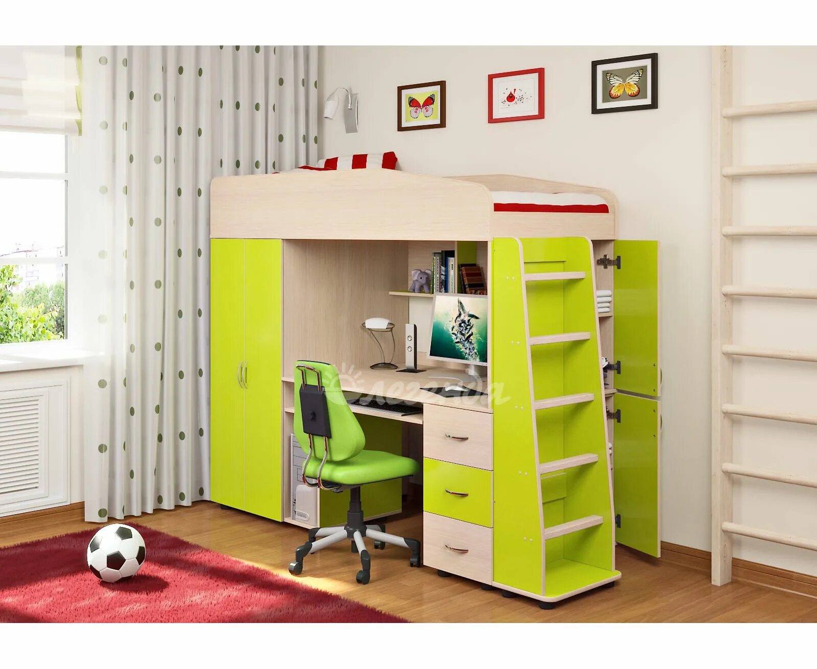 Custom Kids Beds - Build your Perfect Bunk Bed or Loft Bed- Maxtrix Kids