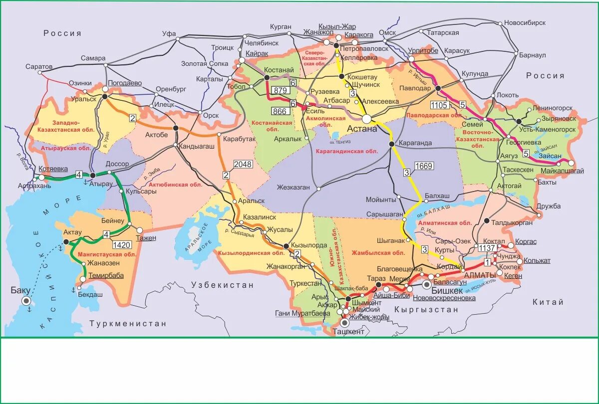 Расстояние тараз. Дороги Казахстана карта. Карта автодорог Казахстана. Карта Казахстана дороги автомобильные. ЖД пути Казахстана карта.