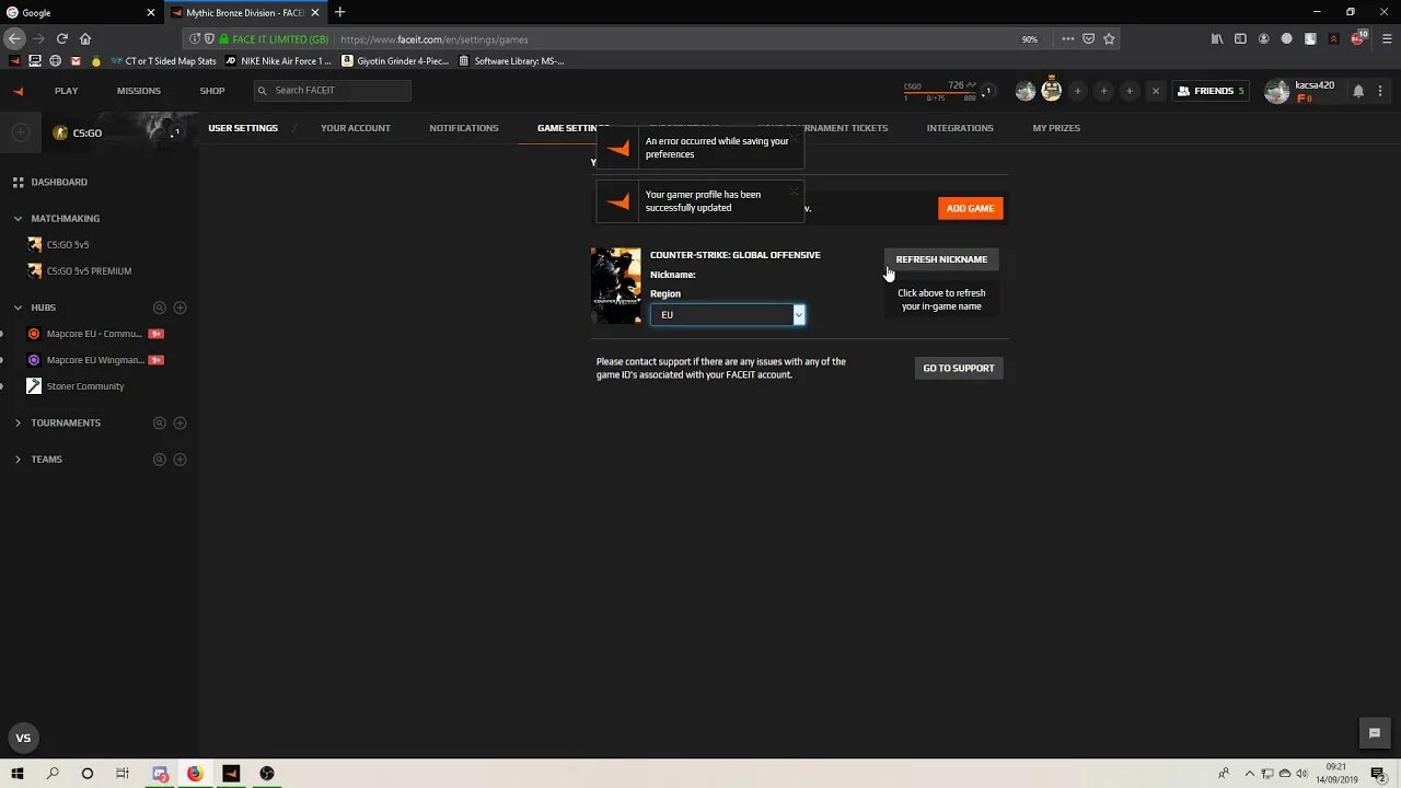 Your account requires the following faceit. Магазин фейсит. Ошибка FACEIT. Техподдержка FACEIT. FACEIT античит.