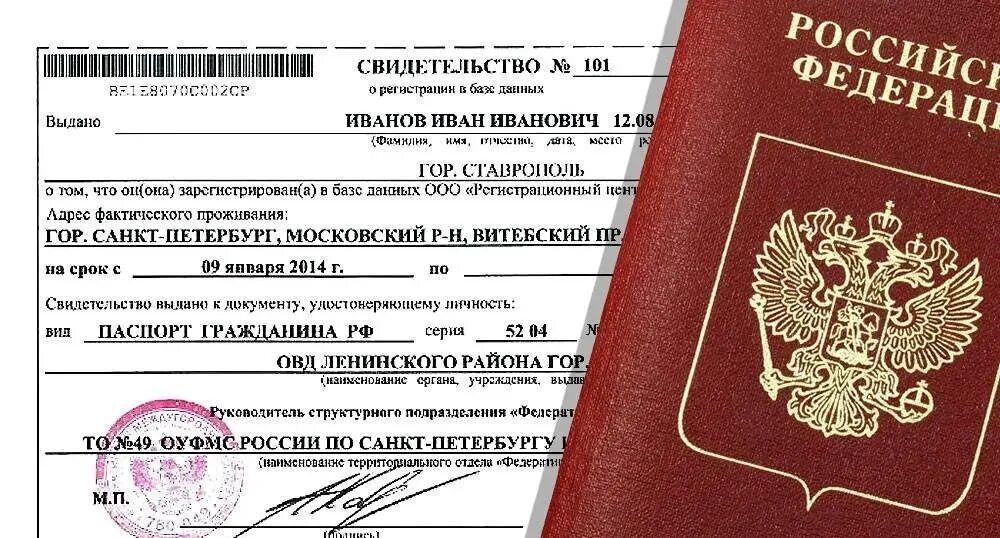 Временная прописка. Регистрация в РФ для граждан РФ. Как выглядит прописка. Регистрация граждан рф в санкт петербурге