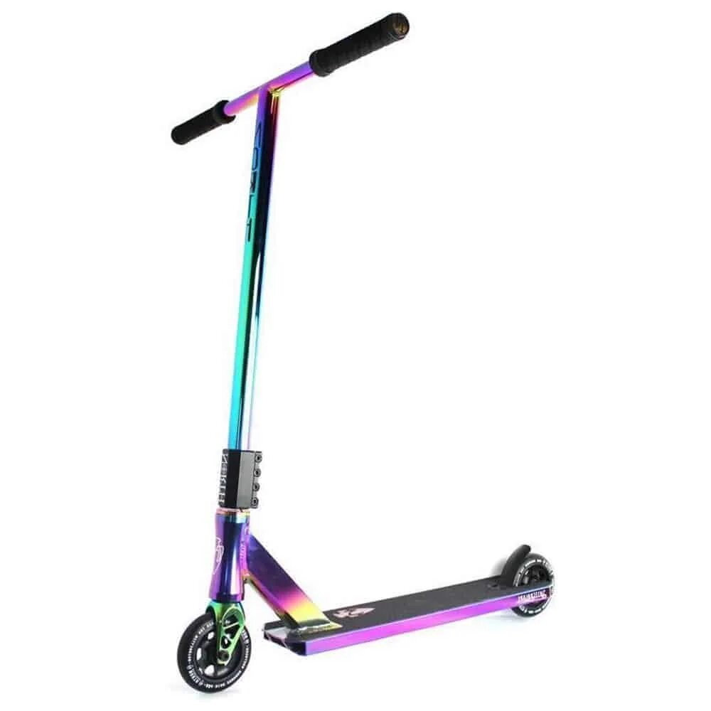 Трюковые самокаты в Rich Family. Самокат Fox Pro Oil Slick. Трюковой самокат Рич Фэмили. Stunt Scooter самокат трюковой.