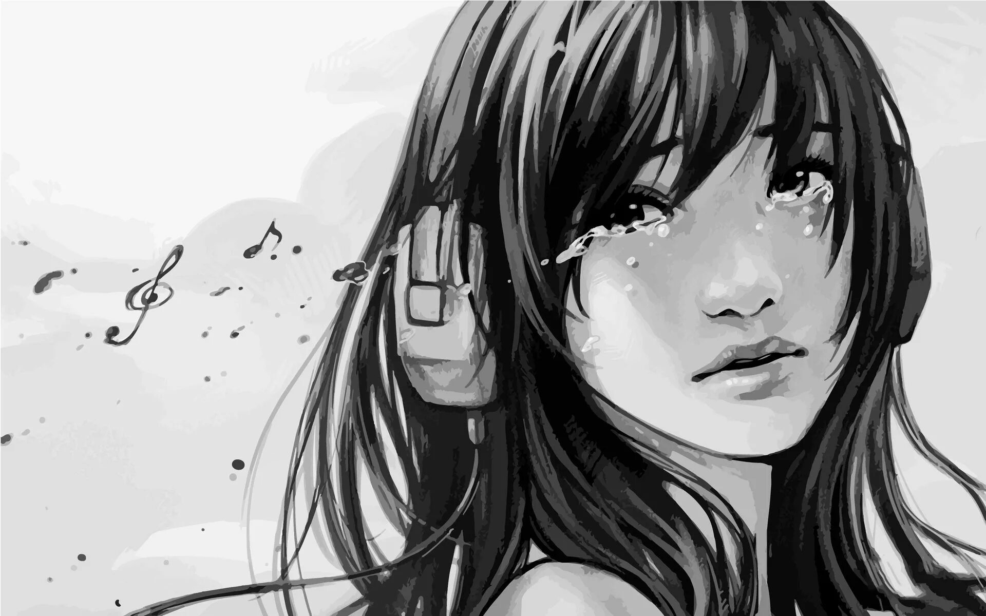 Crying on its own. Crying on its own