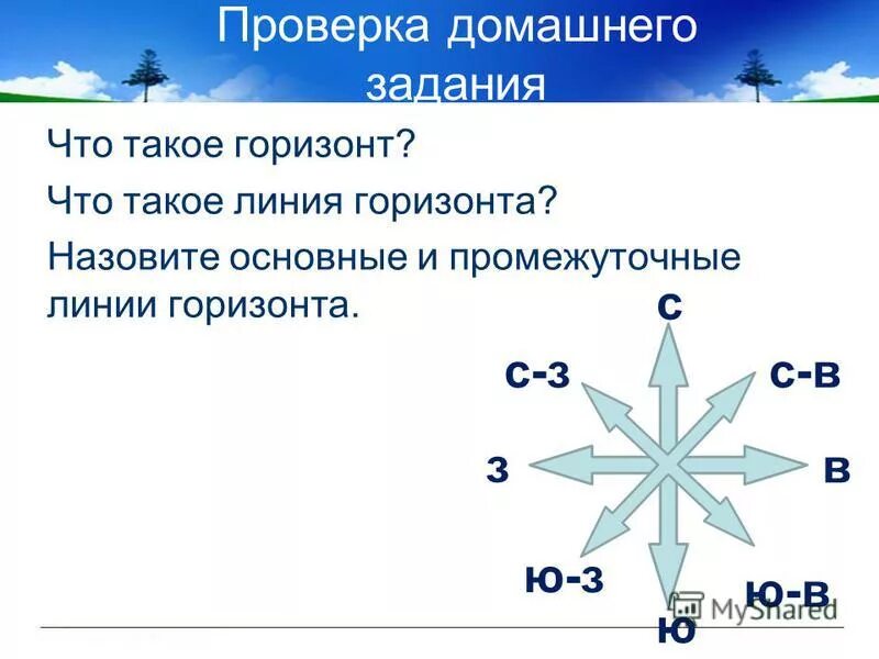 Какую форму имеет линия горизонта. Основные и поомежуточные линии гор. Горизонт и линия горизонта. Линии горизонта и основные промежуточные стороны.