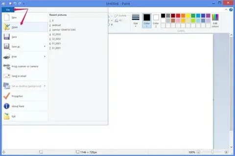 Не открывается paint