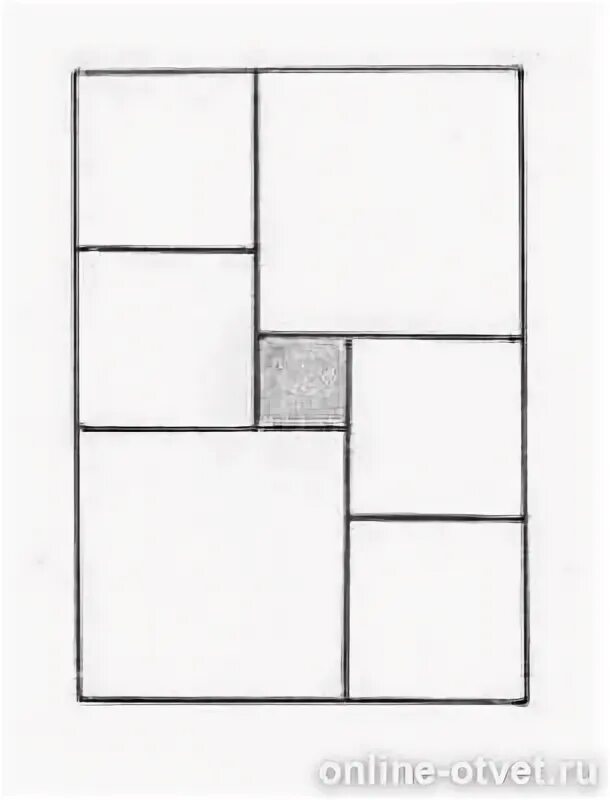 Прямоугольник разбитый на квадраты. Прямоугольник разбит на квадраты сторона закрашенного. Прямоугольник разбит на квадраты сторона закрашенного квадрата 1. Портрет прямоугольниками.