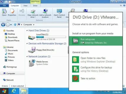 Run setup exe
