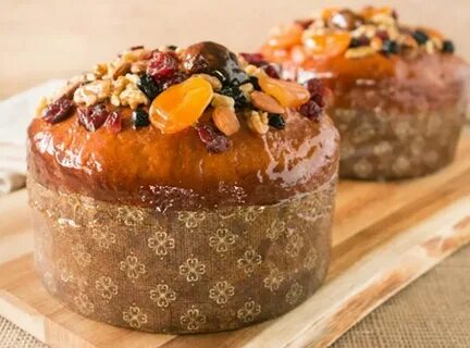 Кулич с курагой