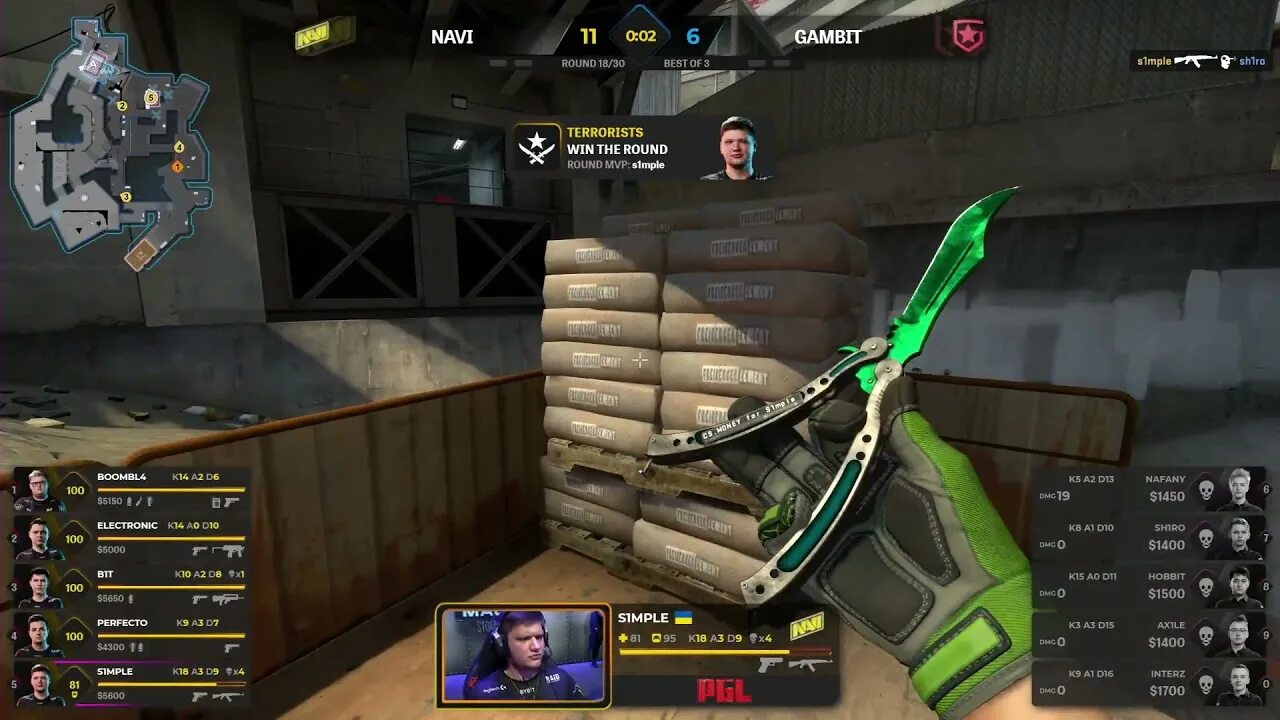Simple radar cs2