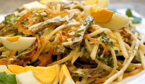 Редька с мясом