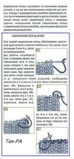 Закрыть резинку 1х1 эластичным способом иглой
