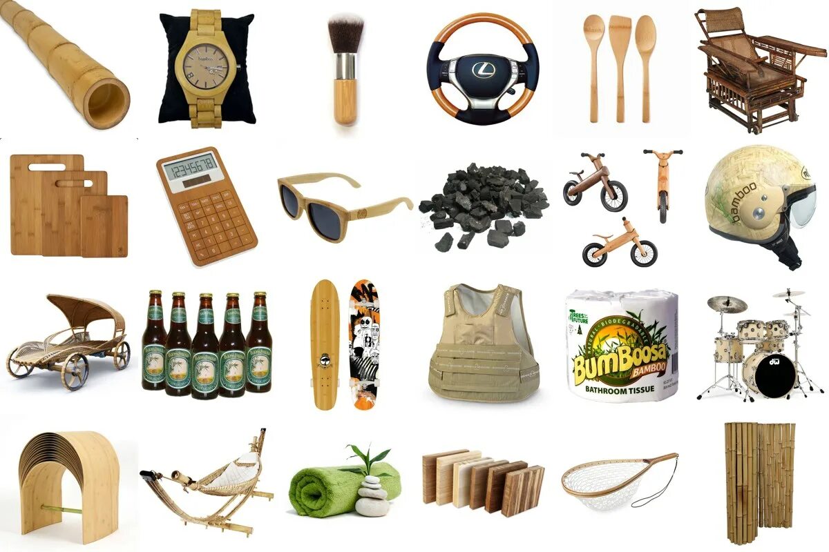 Our items are made. Things made of wood. things made of different materials. make things from different materials. bamboo products.