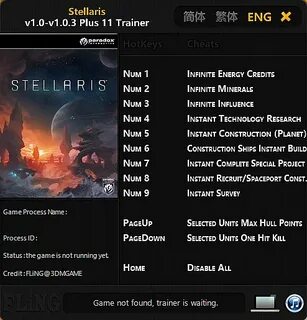 Stellaris коды
