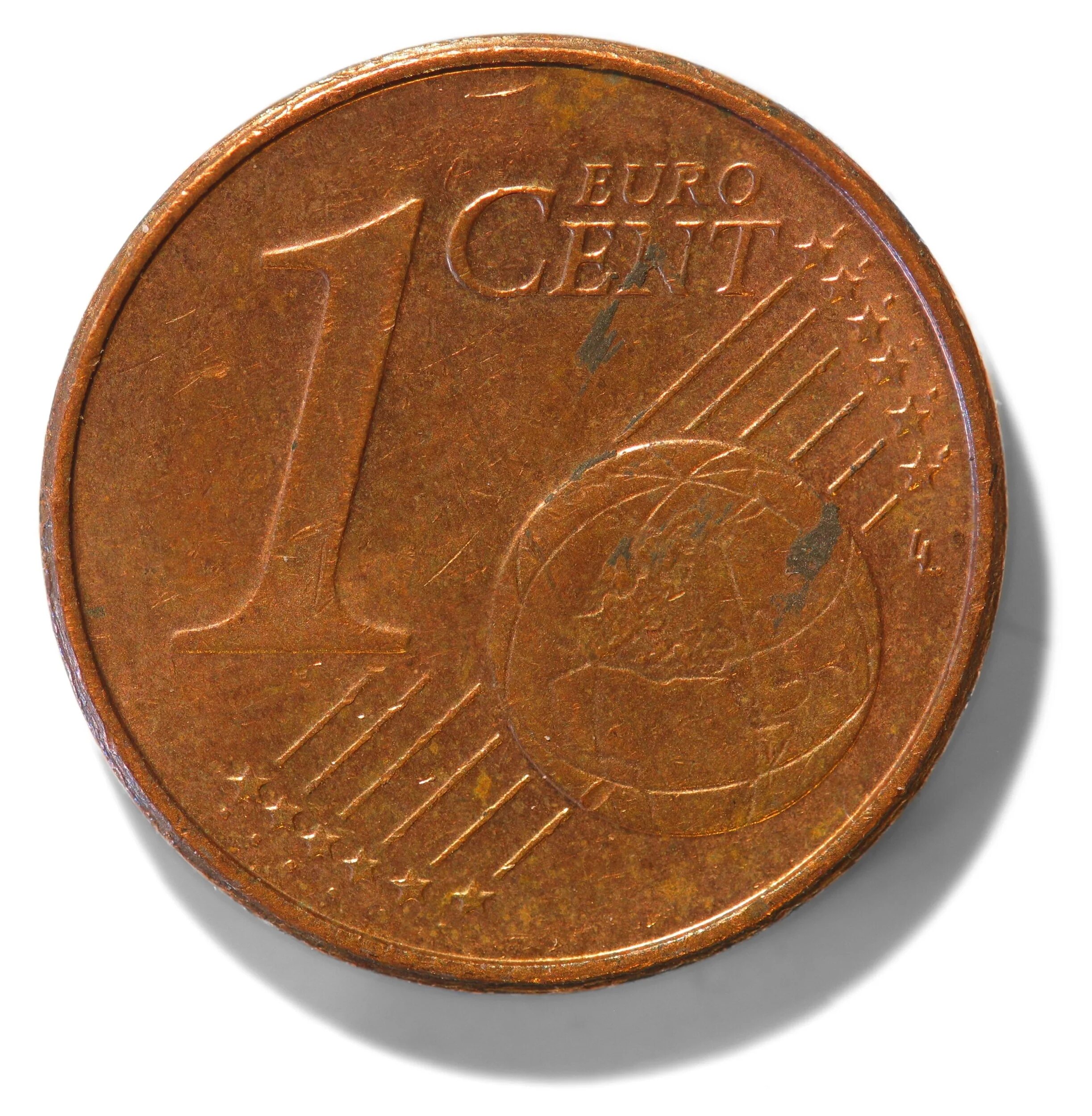 First coins. 1 Euro Cent монета. 1 Евроцент 2002. 1 Евроцент Германия 2005. Евро Монетка 1 цент.