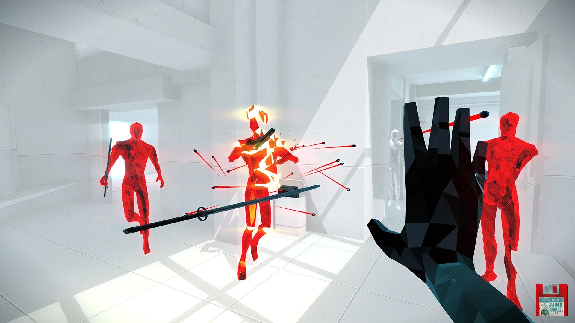 Hot graphics. Super hot Mind Control delete. Superhot VR ps4. Игра VR super hot. Superhot: Mind Control delete.