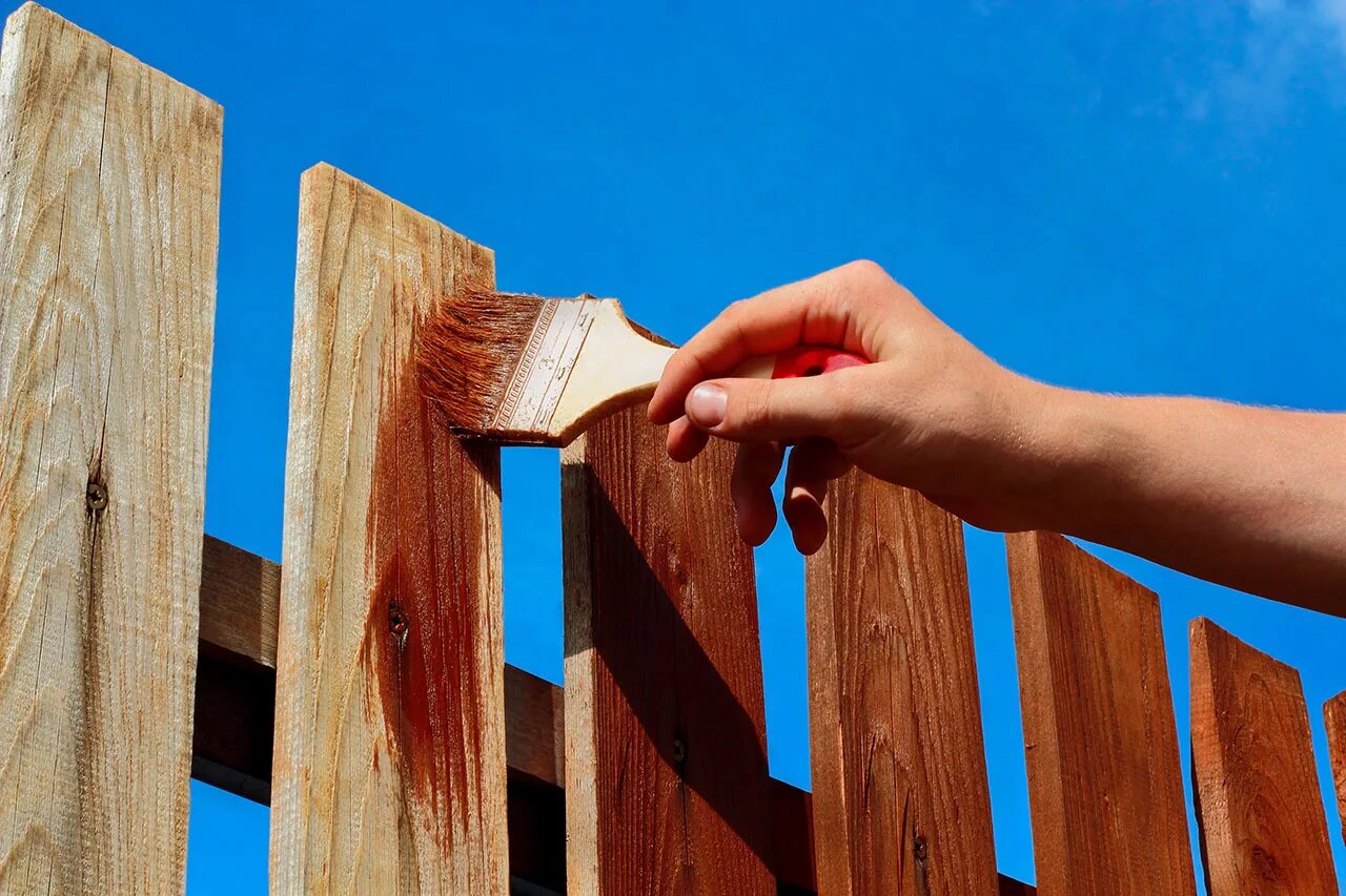 Painting fences