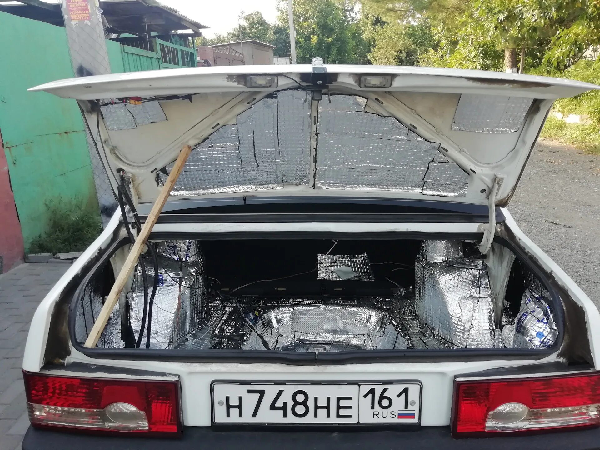 Мягкая обшивка багажника - Lada 21099, 1,5 л, 2005 года своими руками DRIVE2