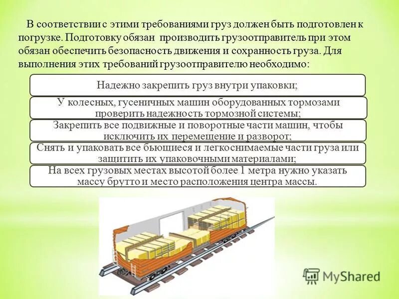 Требования к оборудованию транспортных средств. Требования к погрузке грузов. Порядок приема груза к перевозке. Процесс перевозки грузов. Маркировка опасных грузов на морском транспорте.