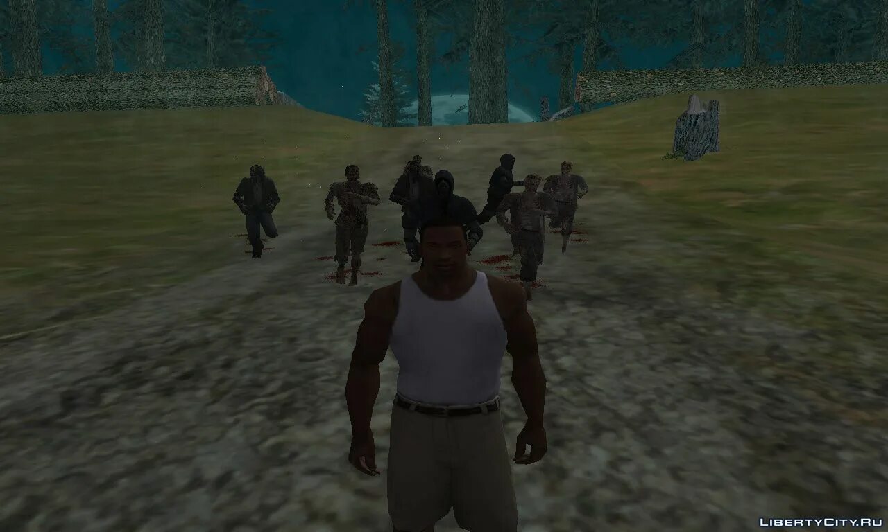 Dead gta sa. Ведьма из left for dead gta san andreas mod.
