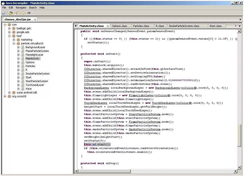 Android Decompiler APK. Java decompiler