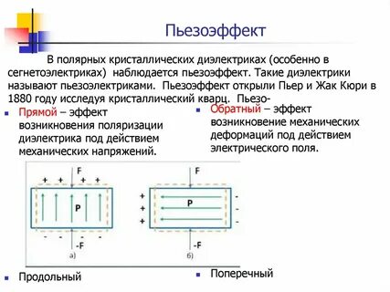 Прямой пьезоэффект