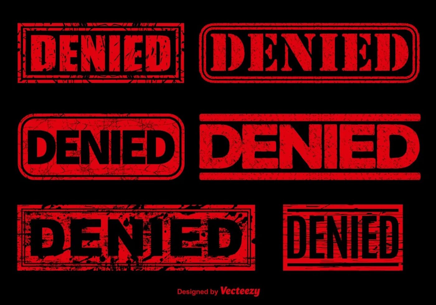 Connection denied. Штамп. Печать штамп denied. Протестировано лабораторией штамп. Deny.