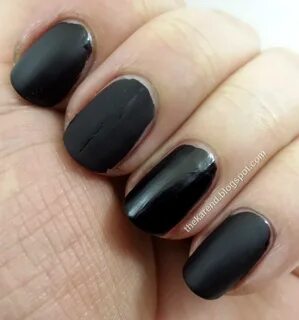 Черный лак под