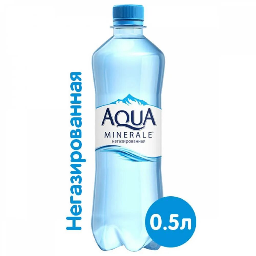 Аква негазированная. Аква минерале газ 0.5л. аква минерале 0.5 без газа. вода aqua minerale 0,5. аква минерале газ негаз 0,5 пэт.