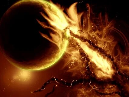 Universe on fire