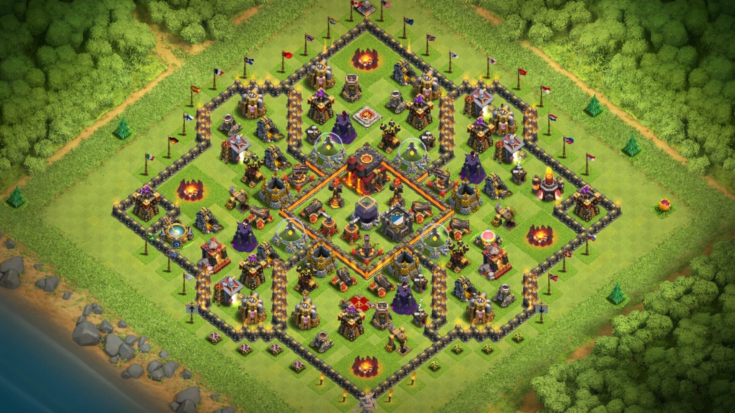 12 тх в clash of clans. Clash of Clans база 11 ТХ расстановка. 11 Ратуша в Clash of Clans. База клэш оф кланс 11 ТХ. База 11 ТХ Clash of Clans.