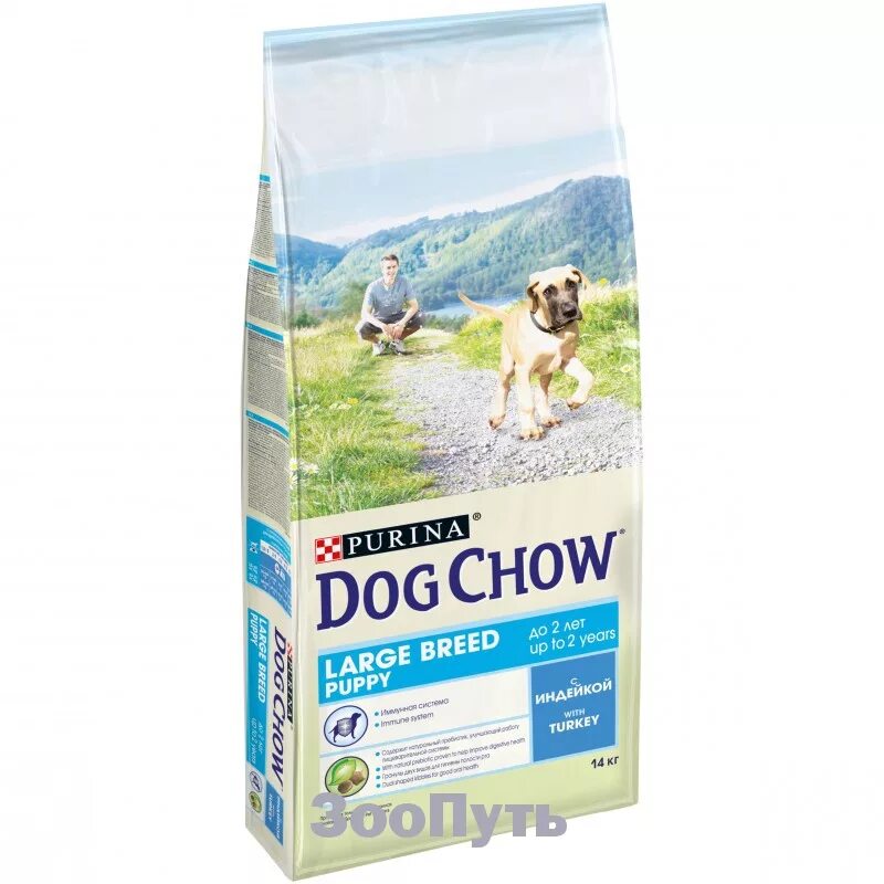 Dog chow для собак. Purina dog chow для щенков. purina dog chow 14 кг. пурина дог чау для щенков крупных пород. дог чау корм для собак 14 кг с индейкой.