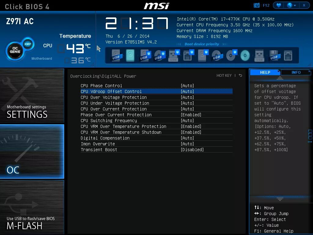 Cpu features