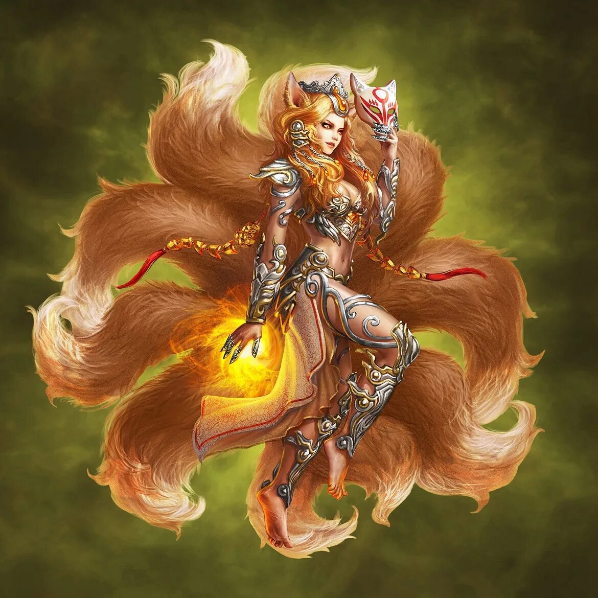 Кицунэ и кумихо. Бьякко кицунэ. Девятихвостая кицунэ. Ёкай кицунэ. Кицунэ и кумихо.