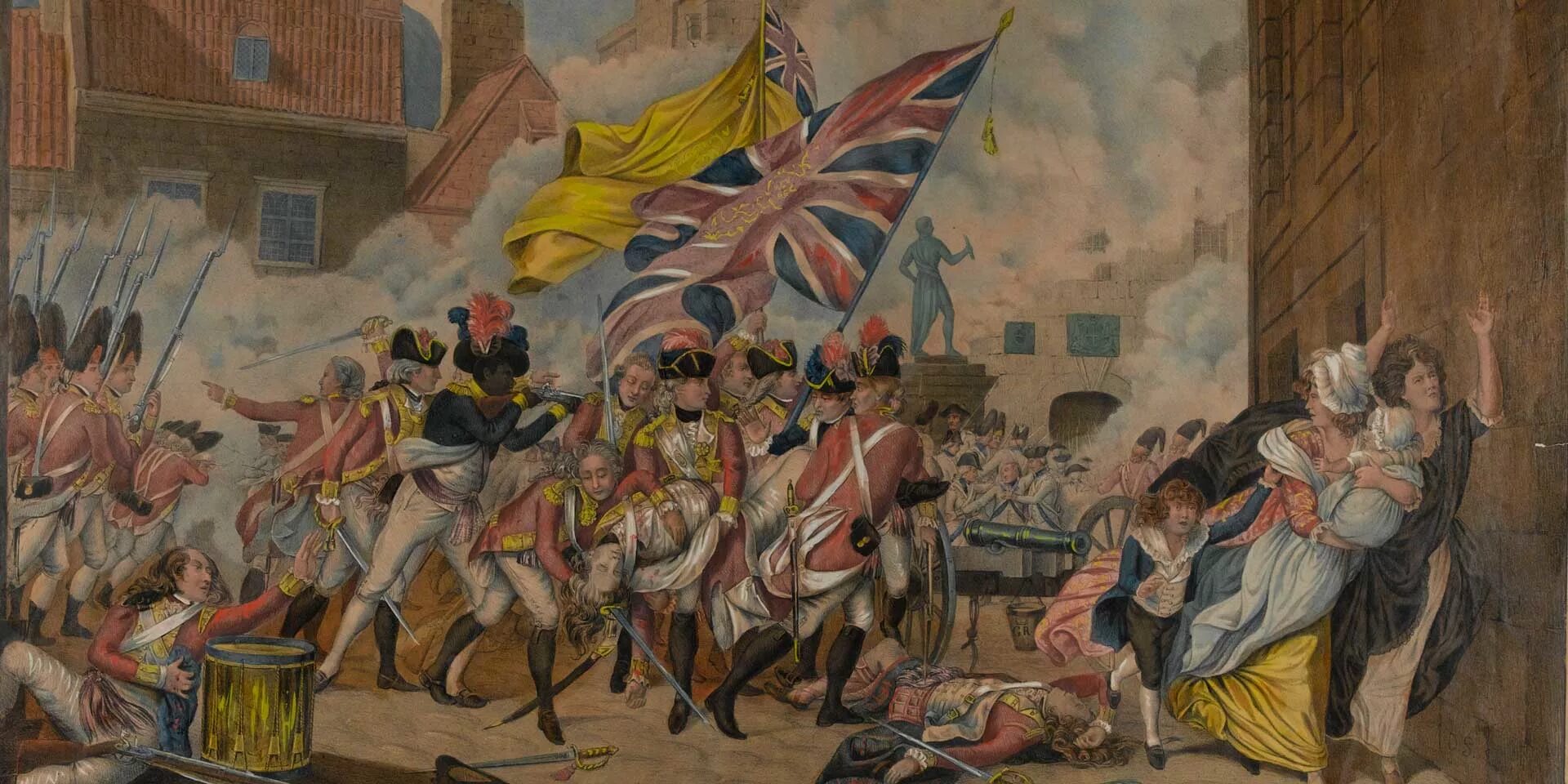 Революция Америки 1776. Осада Сарагосы Наполеоном.