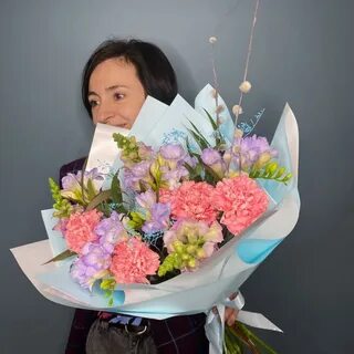 Букет на улице