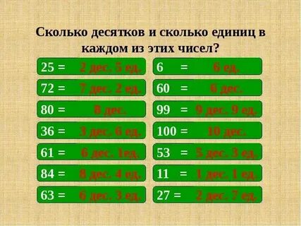 Пять сотен это сколько десятков