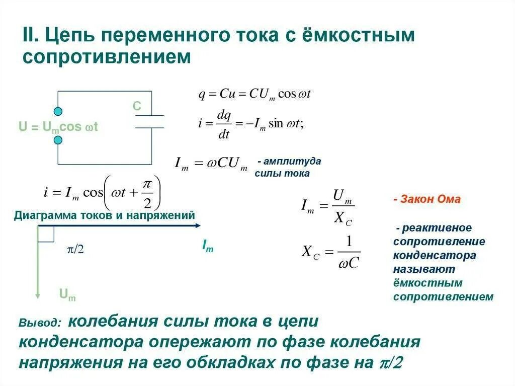 Конденсатор емкости с в цепи переменного тока и напряжения. Конденсатор в цепи переменного тока вид сопротивления. Формула емкости конденсатора в цепи переменного тока. Резистор в цепи переменного тока. Как определить частоту конденсатора