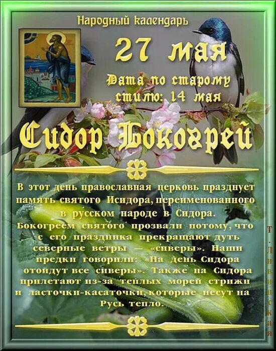 27 мая день праздники. 27 Мая народный календарь. Сидор бокогрей (народный праздник).. 27 Мая приметы. 27 Мая праздник народный.