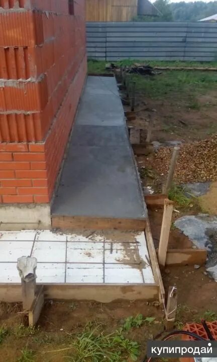Выполнение работ отмостки