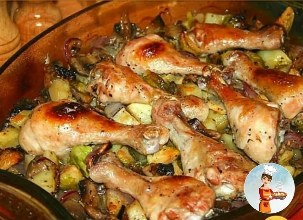 Голени с грибами
