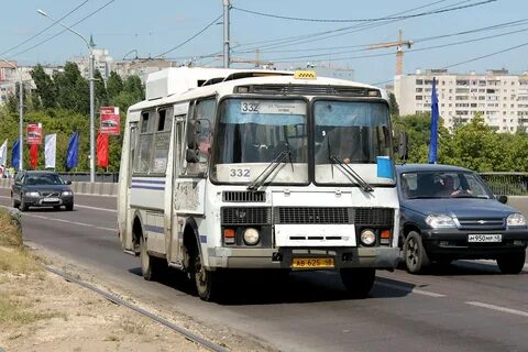 Липецк автобусного маршрута