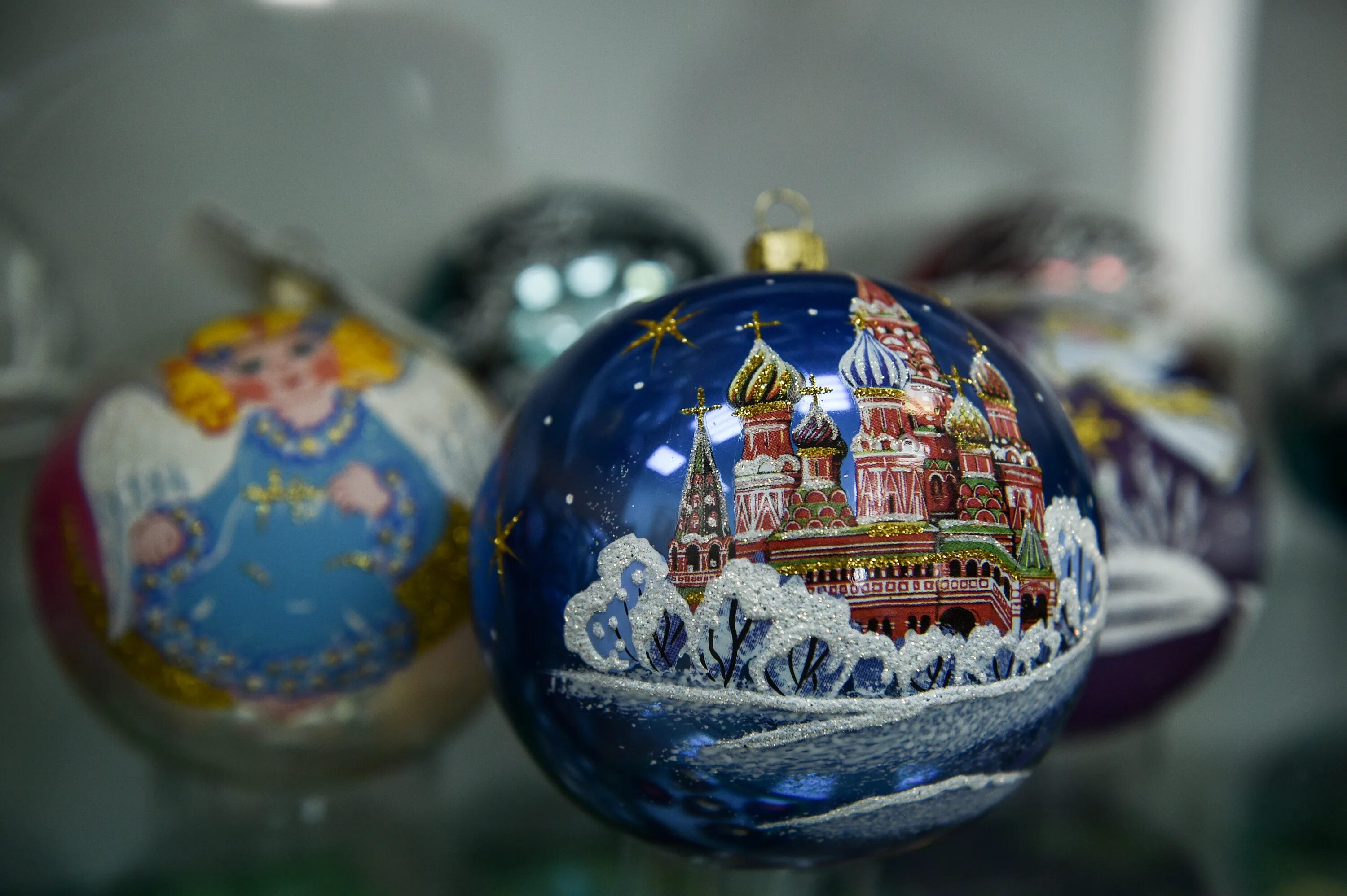 Елочные игрушки москва
