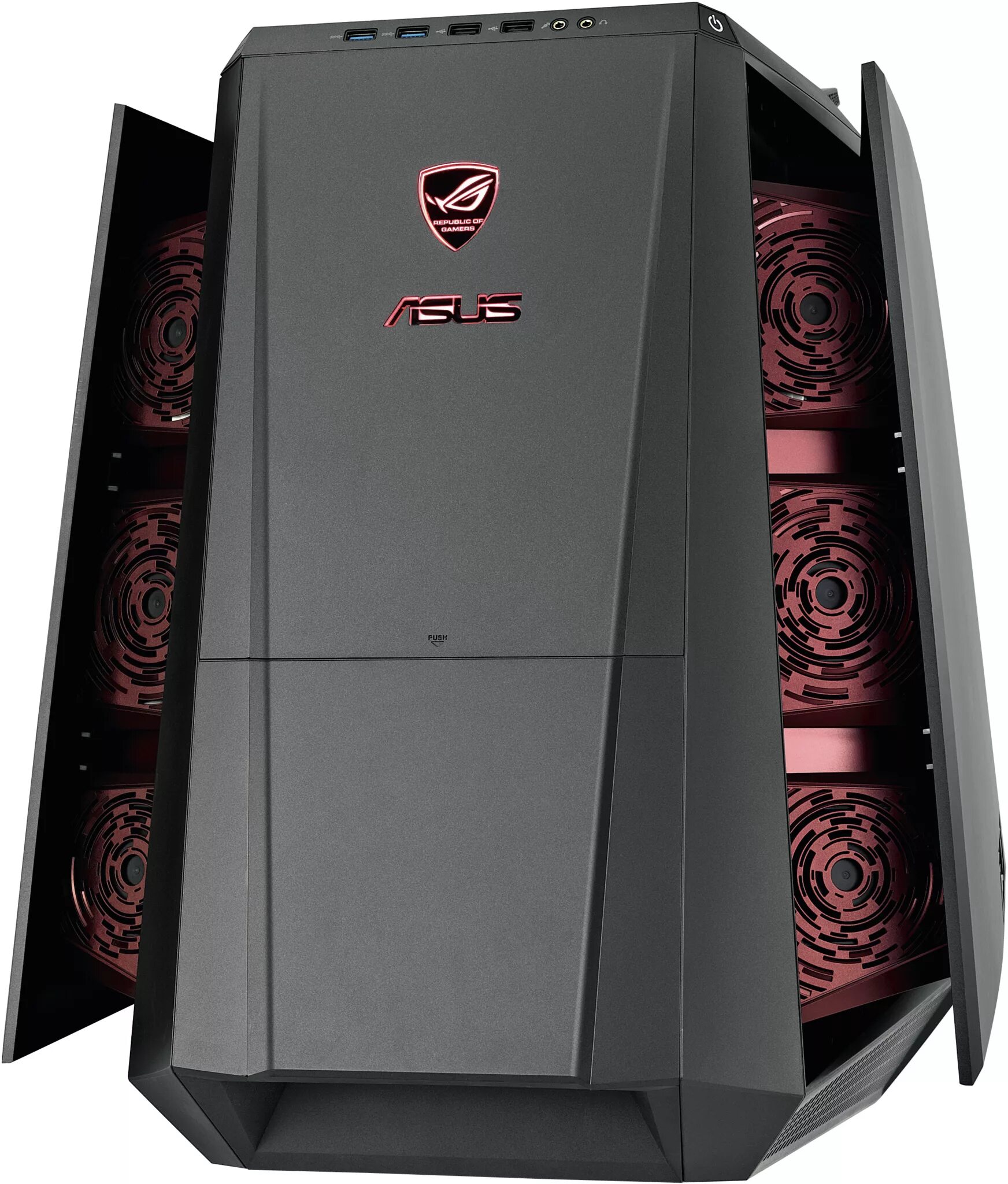 Колонки асус. ASUS ROG Tytan. ASUS ROG 10c. Корпус ASUS ROG. ASUS ROG системный блок.