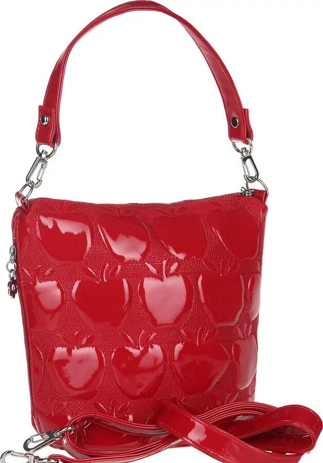 Красная женская сумка из натуральной кожи Chatte DB9276_red 2000557838918 крас