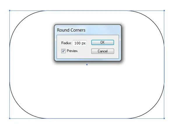 Прямоугольник с закругленными углами. Скругление Illustrator. Элементы фигуры в закругленными углами. Как сделать закругленные углы.