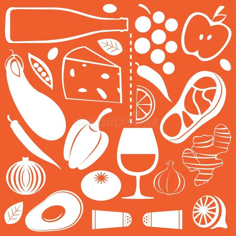 Еда шаблон. Еда вектор. продукты вектор. фон продукты вектор. мясо с овощами вектор.