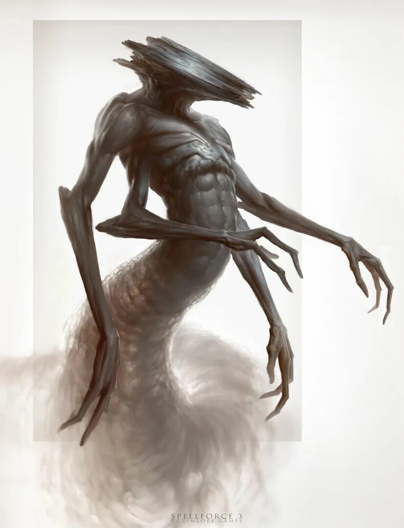 While the creature