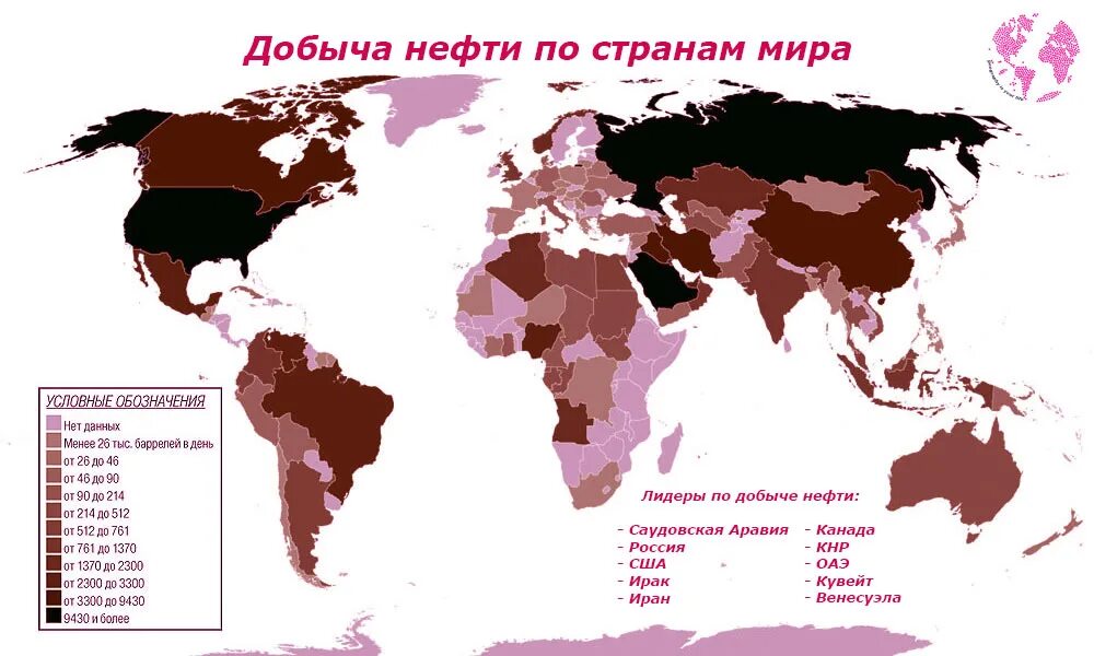 Страны специализирующиеся на добыче нефти. Карта добычи нефти в мире 2022. Страны Лидеры по добыче нефти в мире карта. Нефть в мире по странам.