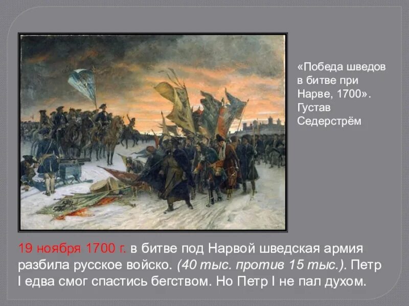 Нарва битва 1700. Поражение русских под нарвой дата